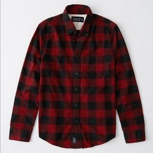 🏷🆕 Abercrombie Buffalo Check Flannel Shirt